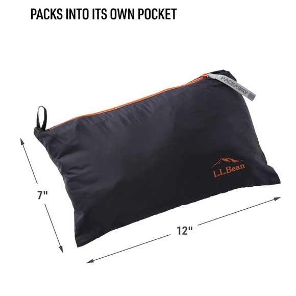 NWOT! L.L. Bean CarbonNavy PrimaLoft PackAway Vest Recycled Polyester Mens Reg M - Picture 7 of 11